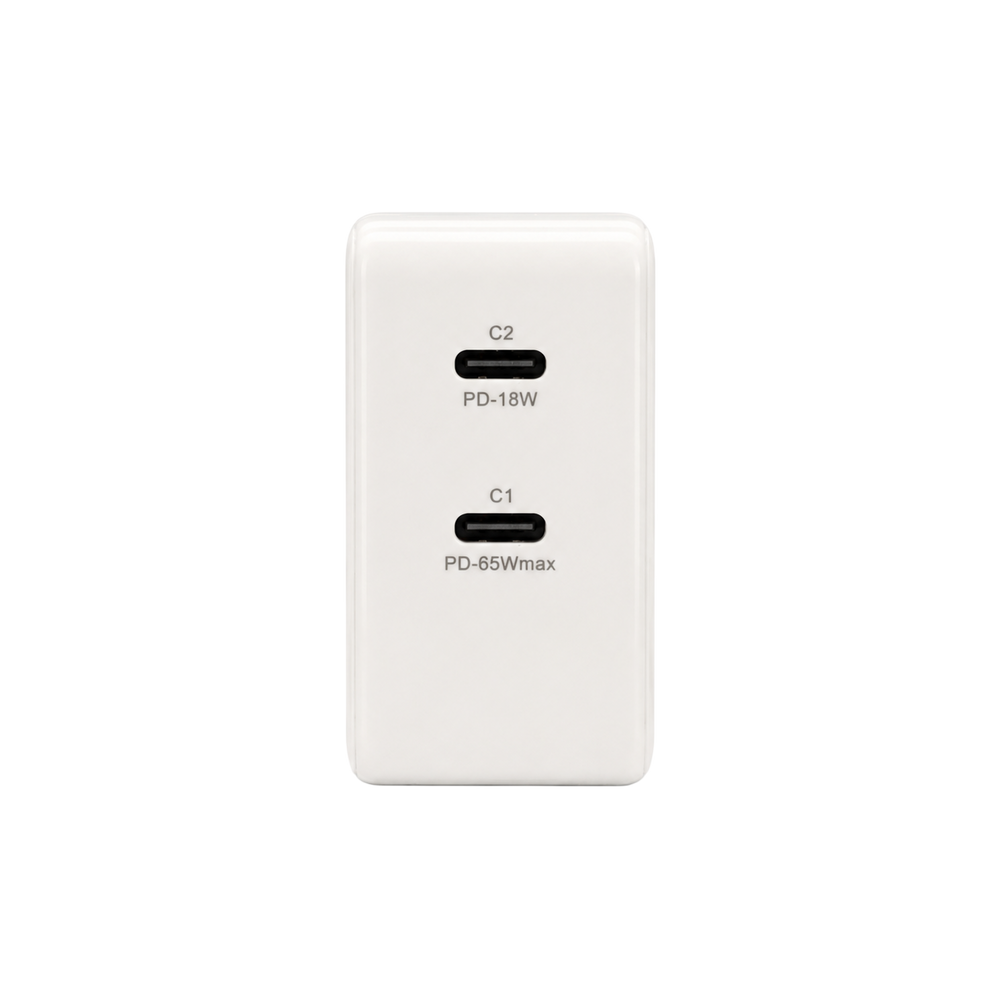 Auxiny 65W GaN Dual USB-C PD Fast Wall Charger