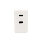 Auxiny 65W GaN Dual USB-C PD Fast Wall Charger