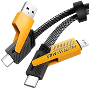 Auxiny 4-in-1 65W Fast Charging Data Cable