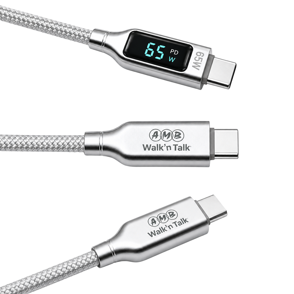 AMB 65W Smart Display Type-C Cable