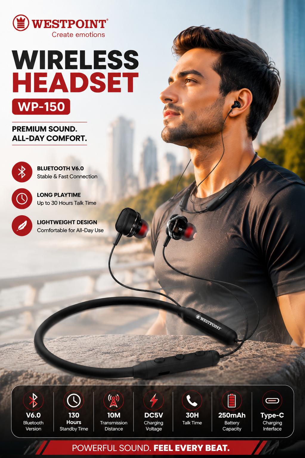 Westpoint Wireless Neckband