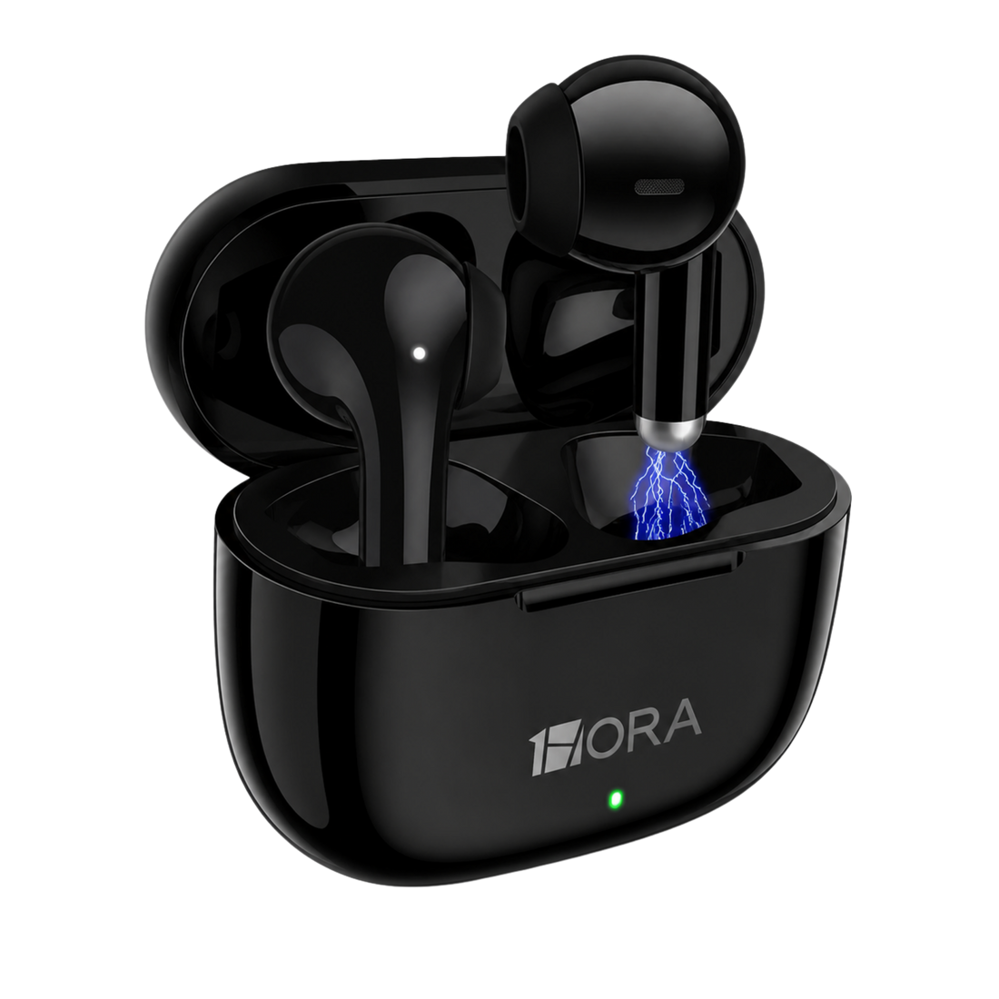 1Hora Black Wireless Earbuds